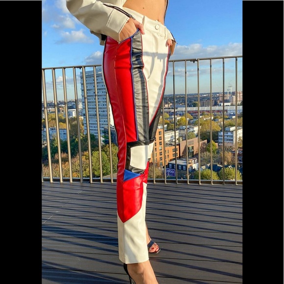 Labelrail x Hana Cross faux colorblock pants 2/XS - Picture 3 of 4